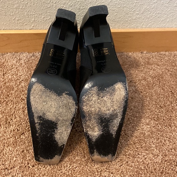 Chanel Heel Booties Size 38 1/2 Made in France - Picture 9 of 10